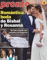 La boda secreta de David Bisbal y Rosanna Zanetti en revista Pronto
