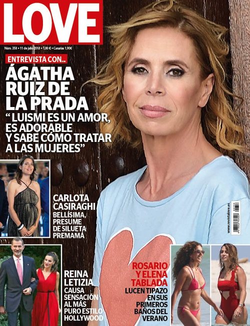 Ágatha Ruiz de la Prada habla de Luis Miguel Rodríguez en revista Love