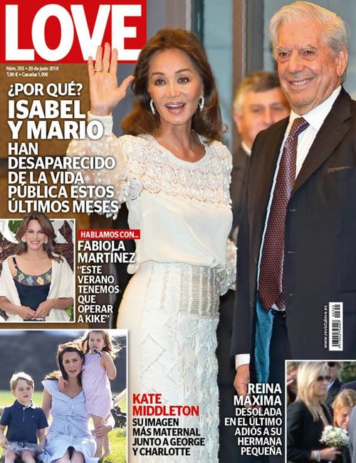 La enigmática desaparición pública de Isabel Preysler y Mario Vargas Llosa en revista Love