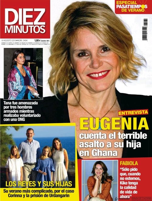 Eugenia Martínez de Irujo habla del viaje de su hija a Ghana para Diez Minutos