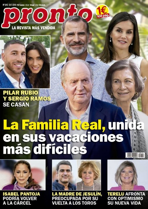 La Familia Real unida durante las vacaciones en un época complicada en Pronto