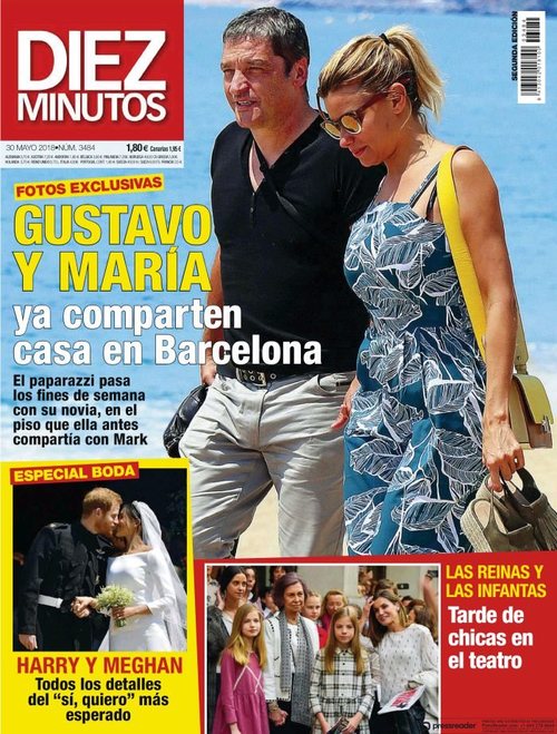 Gustavo González y María Lapiedra ya viven juntos en Barcelona en exclusiva en Diez Minutos
