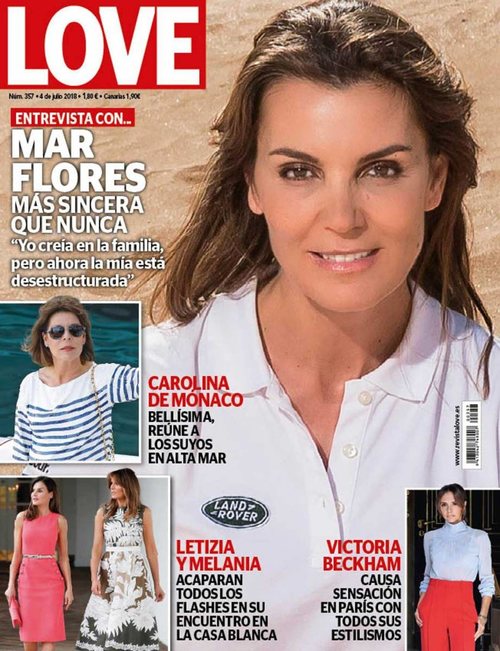 Mar Flores habla sobre su nueva vida tras el divorcio con Javier Merino en revista Love