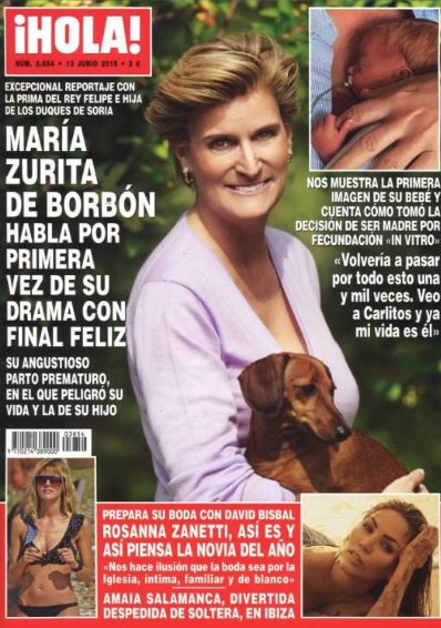 María Zurita cuenta todo sobre su embarazo en exclusiva para ¡HOLA!
