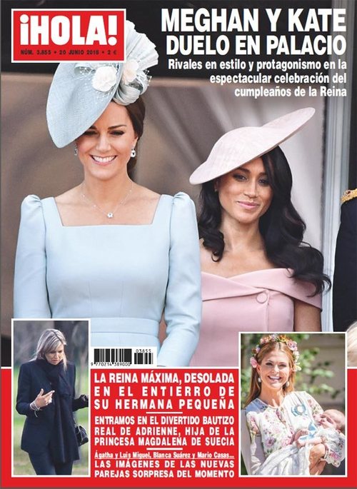 Meghan Markle y Kate Middleton, duelo de estilo en el Trooping the colour en ¡HOLA!