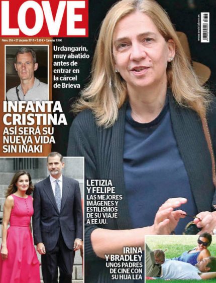 La nueva vida de la Infanta Cristina sin Iñaki Urdangarin en revista Love