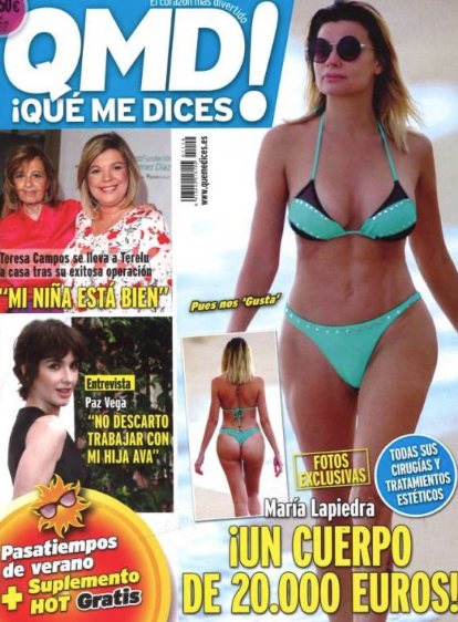 Las operaciones estéticas de María Lapiedra valoradas en 20.000 euros en QMD!