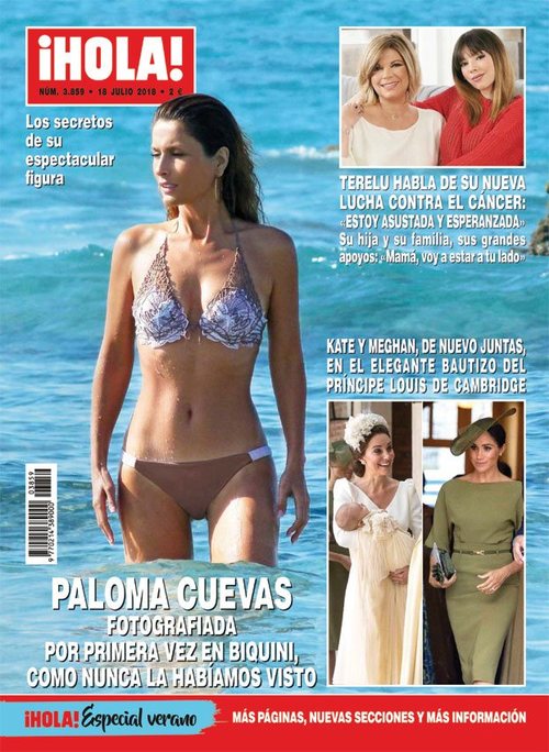 Paloma Cuevas como nunca antes se le había visto en la portada de ¡HOLA!