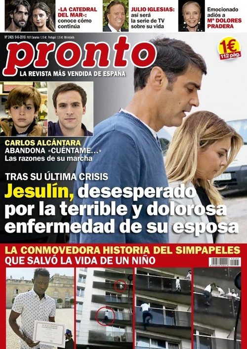 La preocupación de Jesulín de Ubrique por María Jesús Campanario en revista Pronto