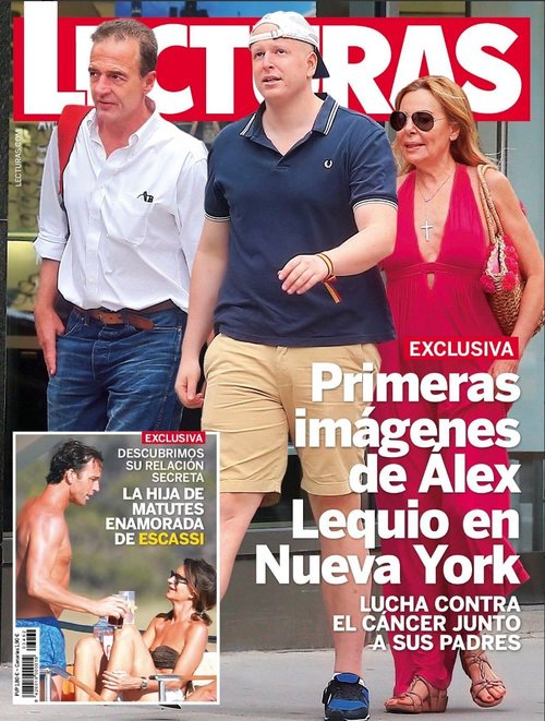 Primeras imágenes de Álex Lequio en Nueva York en Lecturas