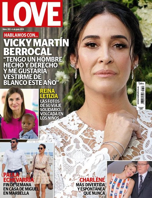 Vicky Martín Berrocal cuenta que su corazón está ocupado para la revista Love