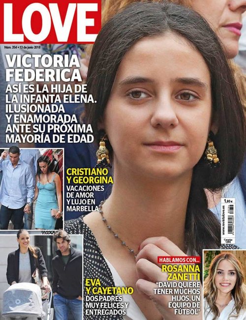 Victoria Federica cada día más protagonista a punto de cumplir la mayoría de edad en revista Love