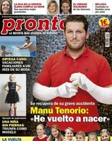 Manu Tenorio se recuerda de su grave accidente en portada de revista Pronto