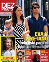 Eva González y Cayetano Rivera ultiman los detalles del bautizo en Diez Minutos