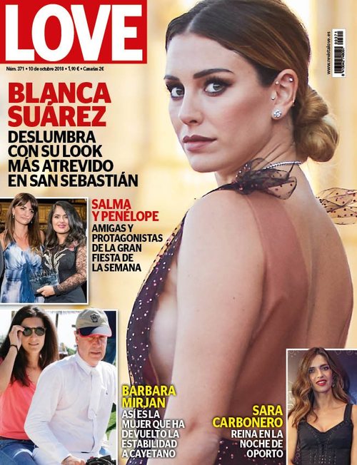 Blanca Suárez deslumbra en el Festival de Cine de San Sebastían en revista Love