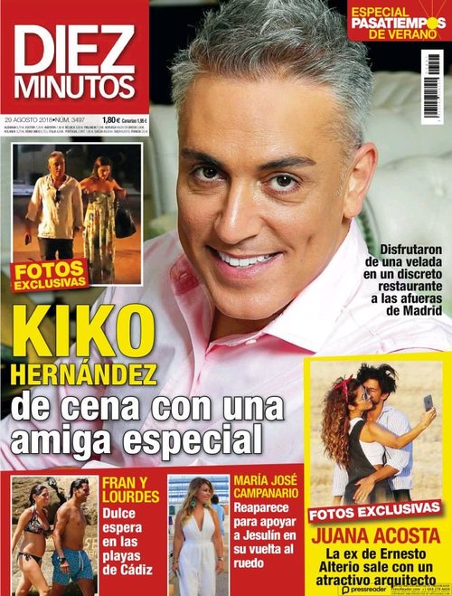 La cita de Kiko Hernández con una amiga especial en Diez Minutos