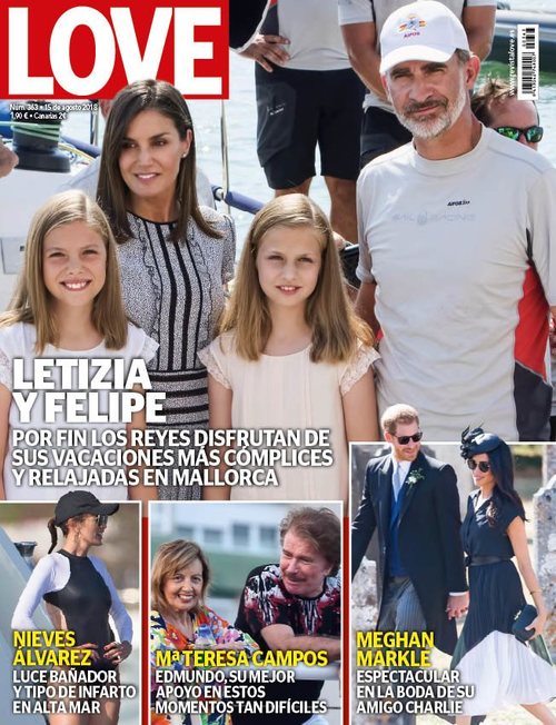 Las felices vacaciones de la Familia Real a pesar de los problemas en revista LOVE