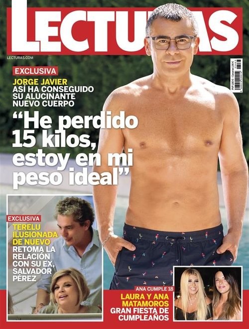 Jorge Javier Vázquez presume de figura tras haber perdido 15 kg en Lecturas