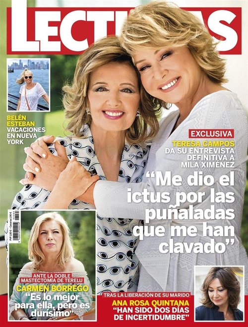 María Teresa Campos, protagonista de la portada de la revista Lecturas