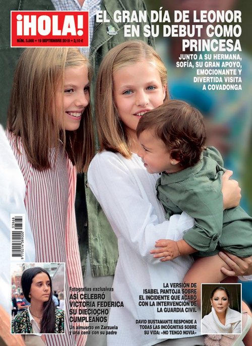 Leonor debuta como Princesa de Asturias de visita en Covadonga en ¡HOLA!