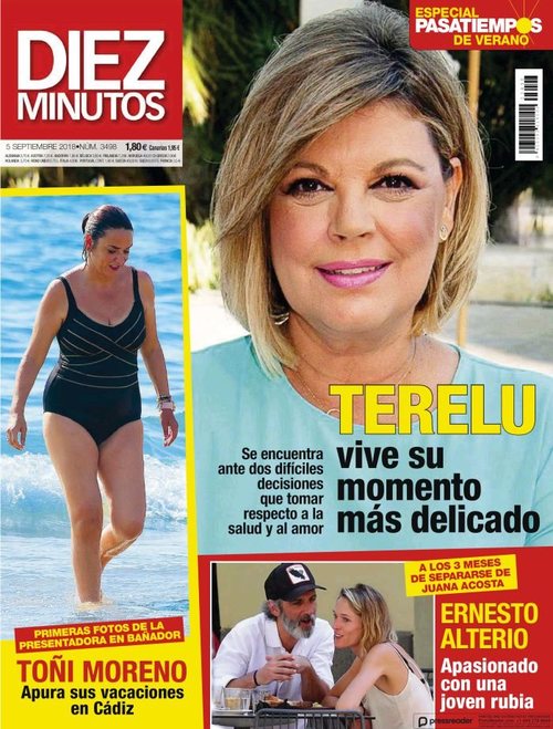 Terelu Campos: una de cal y otra de arena en el amor y en la salud para Diez Minutos