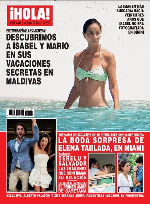 Las vacaciones secretas de Isabel Preysler y Mario Vargas Llosa en ¡HOLA!