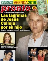 En revista Pronto, Jesús Calleja llora por su hijo