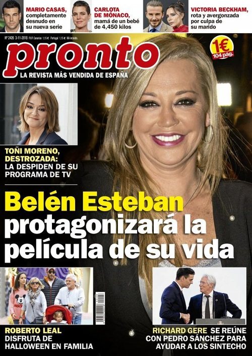 Belén Esteban protagonizará la película de su vida según Pronto