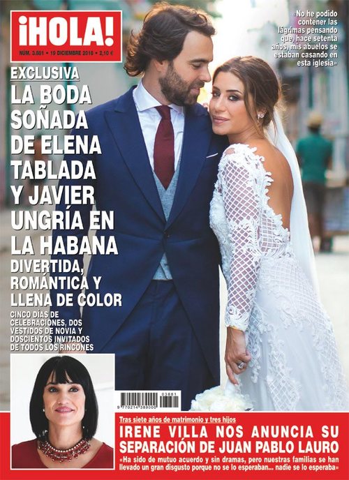La boda de Elena Tablada y Javier Ungría en exclusiva en ¡HOLA!