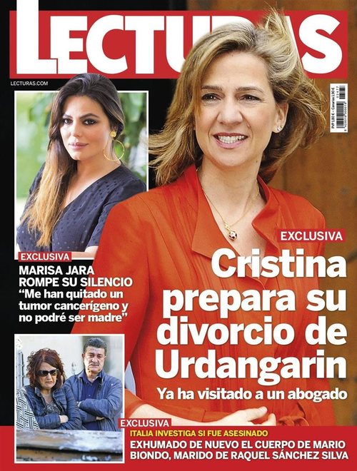 La Infanta Cristina prepara su divorcio de Inaki Urdangarin en Lecturas