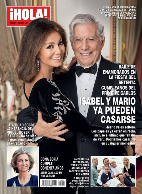 Isabel Preysler y Mario Vargas Llosa ya pueden casarse en ¡HOLA!