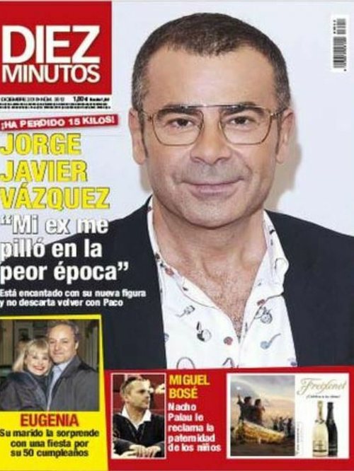 Jorge Javier Vázquez habla de su actual vida y de su expareja en Diez Minutos