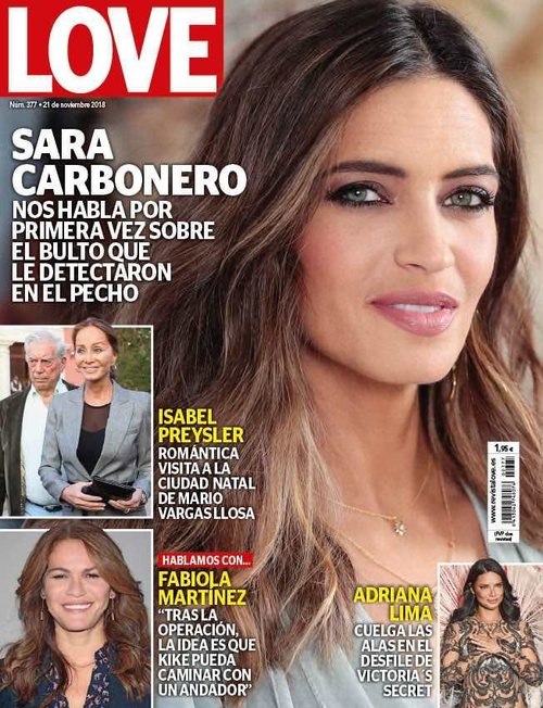 Sara Carbonero habla en Love del bulto que le detectaron en el pecho
