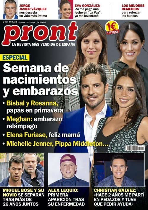 Semana de nacimientos y embarazos entre las celebrities en Pronto