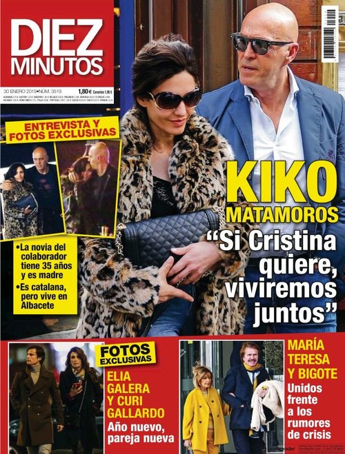 Entrevista y fotos en exclusiva de Kiko Matamoros y su novia en Diez Minutos