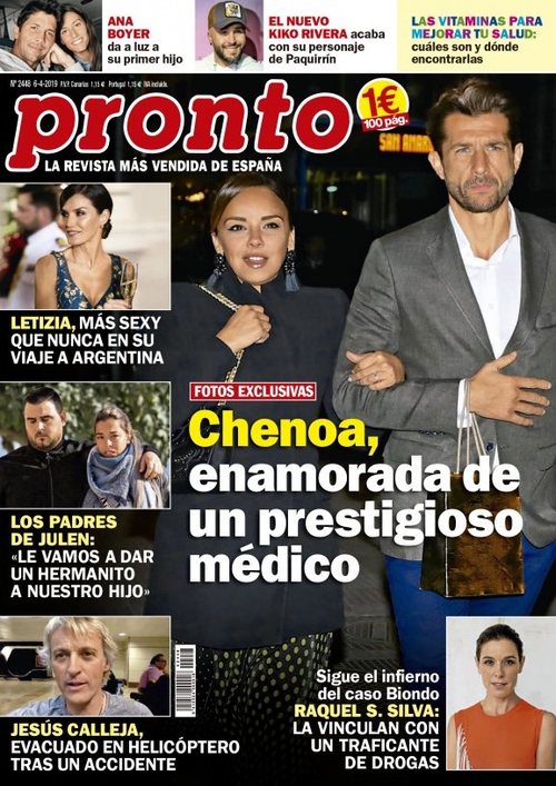 Pronto recoge el nuevo amor de Chenoa, un prestigioso médico