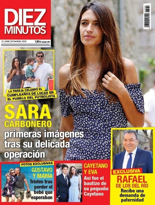Diez Minutos muestra las primeras imágenes de Sara Carbonero tras su operación