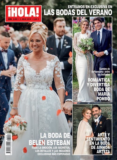 ¡Hola! muestra la exclusiva de la boda de Belén Esteban