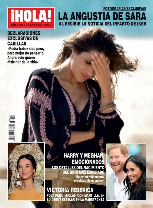 ¡HOLA! recoge la angustia de Sara Carbonero al recibir la noticia del infarto de Iker Casillas