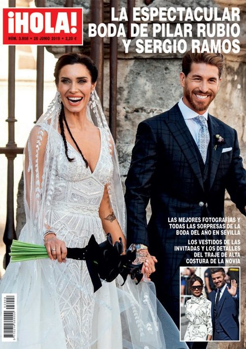 ¡Hola! relata al completo la boda de Sergio Ramos y Pilar Rubio