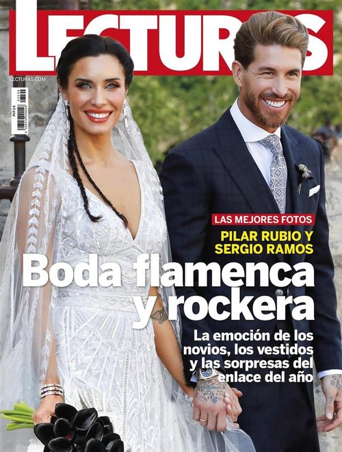 Lecturas comenta al detalle la boda de Sergio Ramos y Pilar Rubio