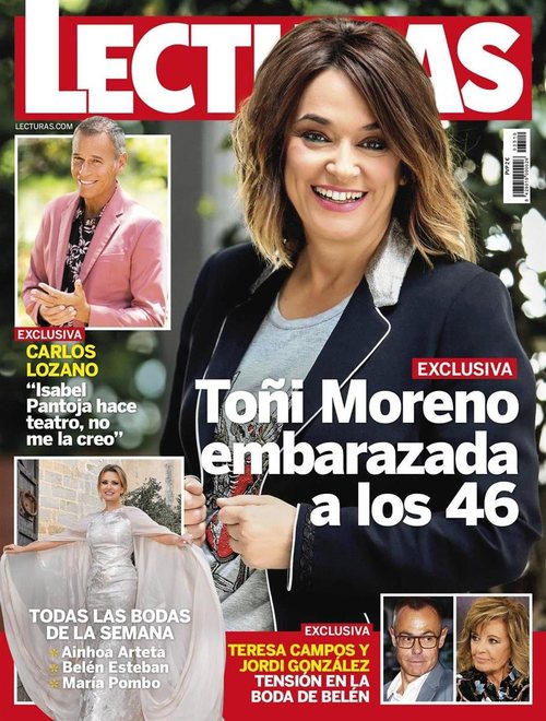 Lecturas cuenta en exclusiva el embarazo de Toñi Moreno