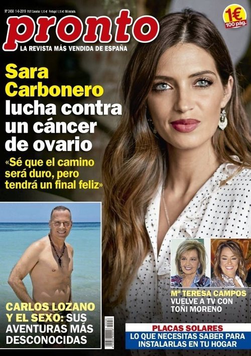 Pronto cuenta la lucha de Sara Carbonero contra un cáncer de ovario