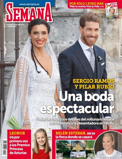 Semana habla de todo lo acontecido en la boda de Sergio Ramos y Pilar Rubio