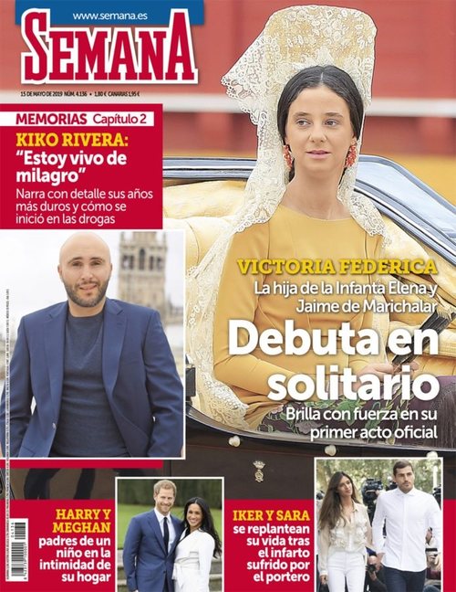 Semana publica las fotos de Vitoria Federica en su debut en solitario