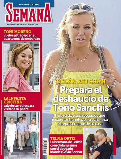 Belén Esteban prepara el desahucio de Toño Sanchís en Semana