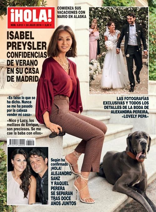 ¡Hola! habla con Isabel Preysler en su casa de Madrid