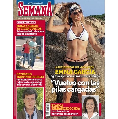 La revista Semana recoge las declaraciones de Emma García después de sus vacaciones