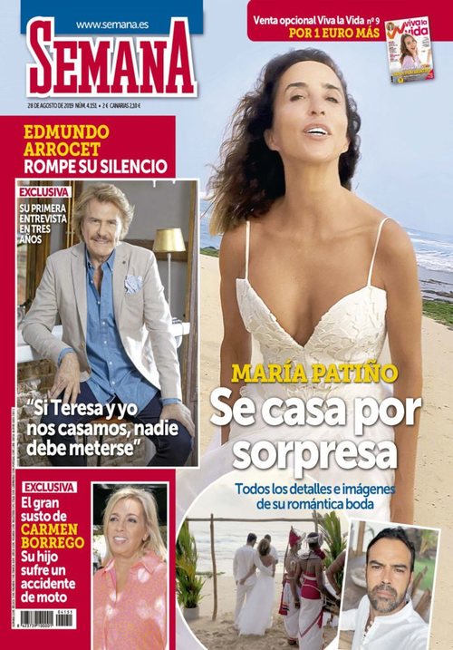 Semana enseña la boda sorpresa de María Patiño