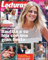 Amaia Salamanca bautiza a su hija con una gran fiesta en Lecturas